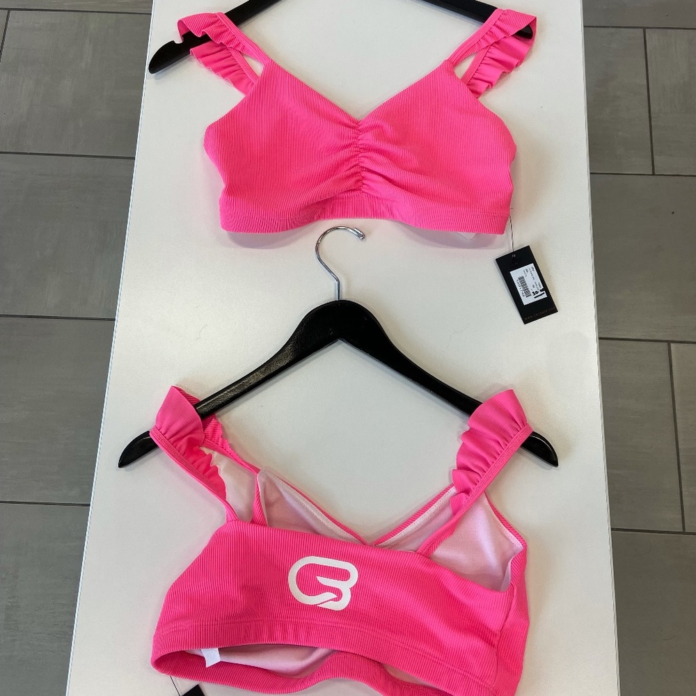 Hot Pink, CycleBar Sports Bra/Top